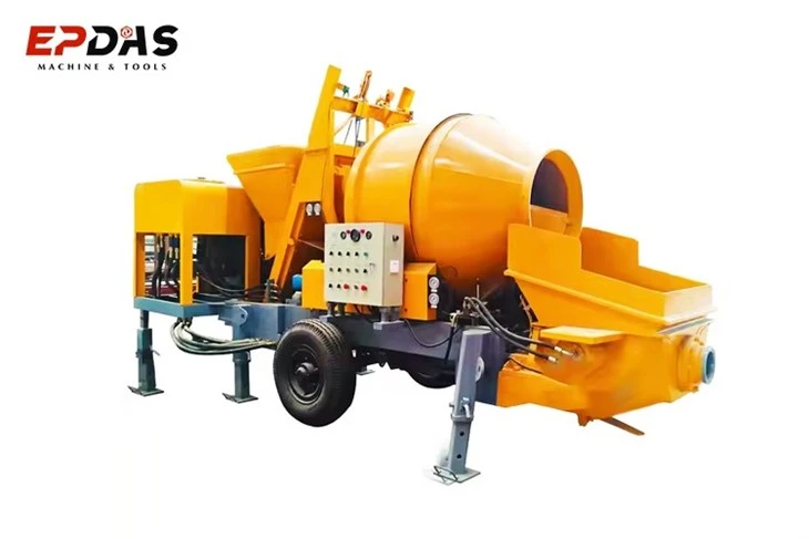 cement mixer with pump machine