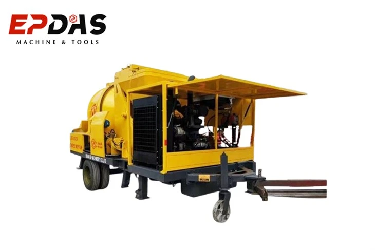 40m³/hr Portable Concrete Mixer With Pump